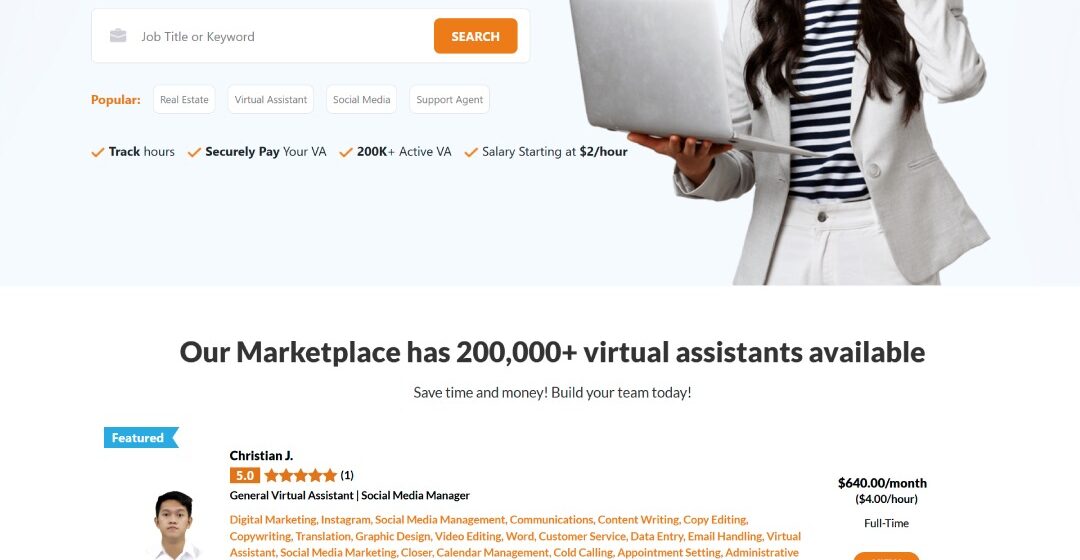 eVirtualAssistants Transforms Virtual Assistant Hiring with AI-Powered Recruitment Tool