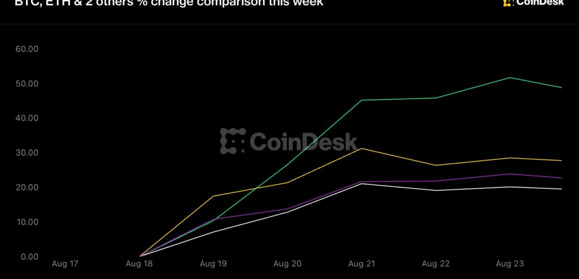 Crypto holds big weekly rally as Warsh’s Jackson Hole debut comes into focus